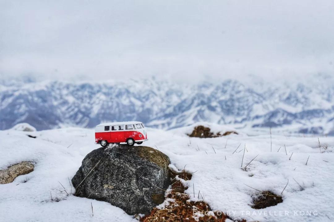 After a lovely snowfall, Golden Grass Beach turns into a doomsday wasteland