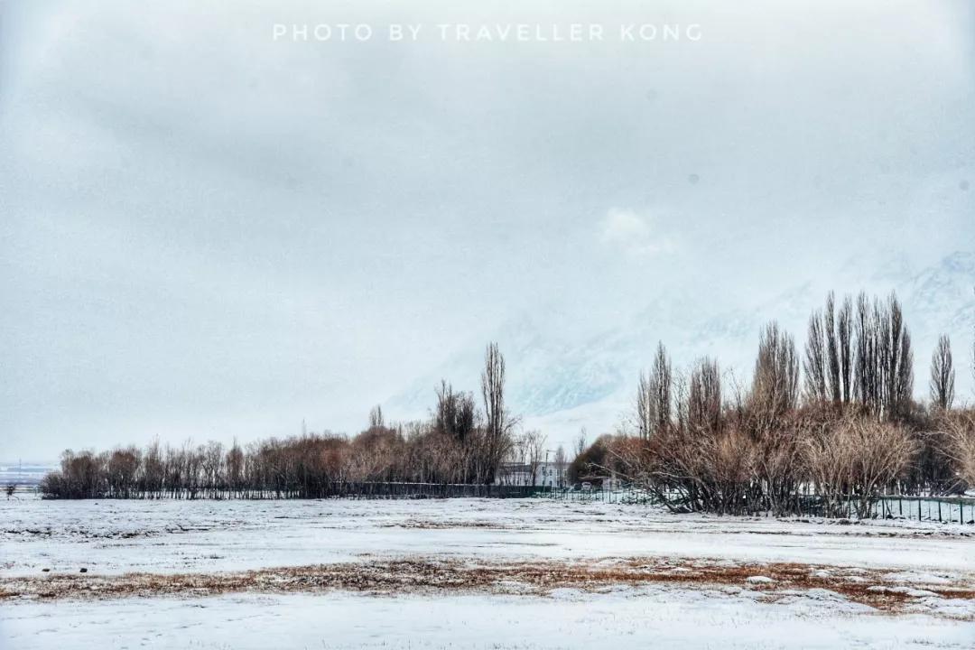 After a lovely snowfall, Golden Grass Beach turns into a doomsday wasteland