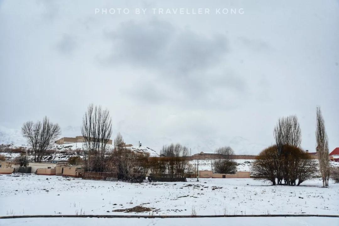 After a lovely snowfall, Golden Grass Beach turns into a doomsday wasteland