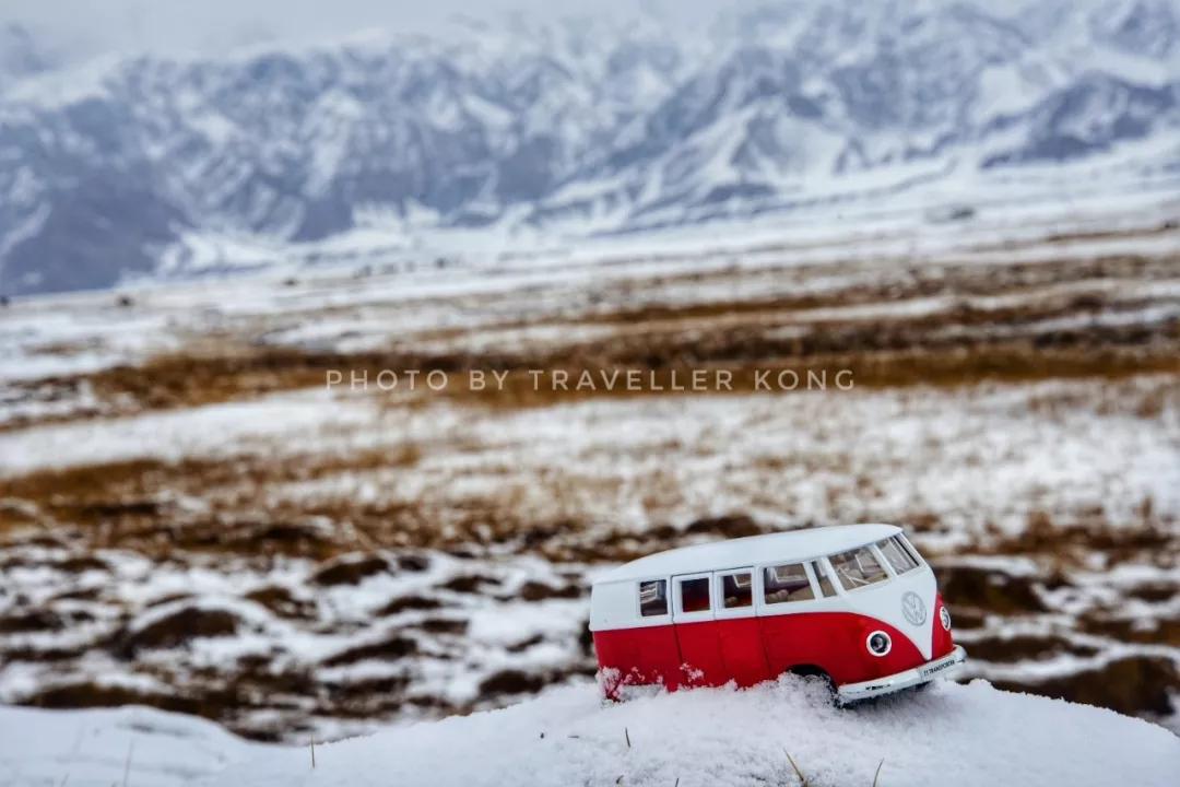 After a lovely snowfall, Golden Grass Beach turns into a doomsday wasteland