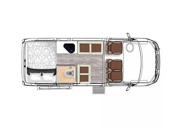 Auto-integrated, reasonable layout, this Chase long-axis B-type RV is worth recommending