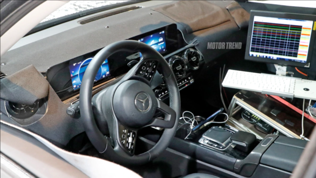 Spy photos of Mercedes-Benz GLB production version premiered at Frankfurt Motor Show in September