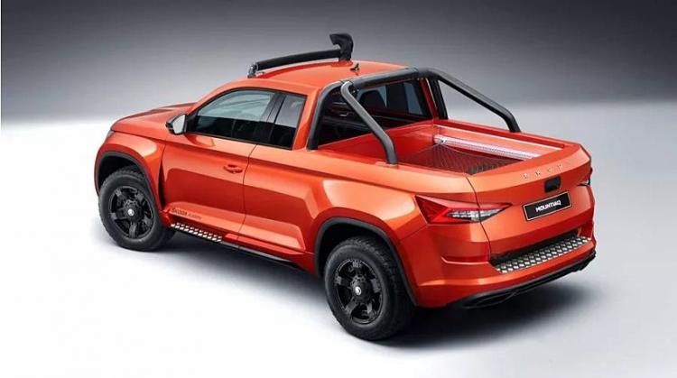 The student party released a new car Skoda Mountiaq concept car released