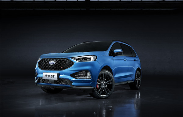 The new Ford Edge ST debuted at CES Asia 2019