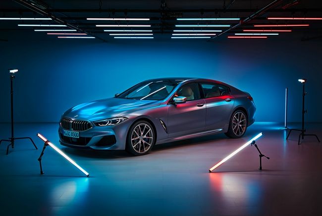 The all-new BMW 8 Series four-door coupe will enter the world brilliantly