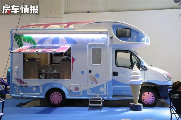 Sell ​​ice cream in an RV! Can also eat and sleep in the car can be customized, making money while traveling is not a dream