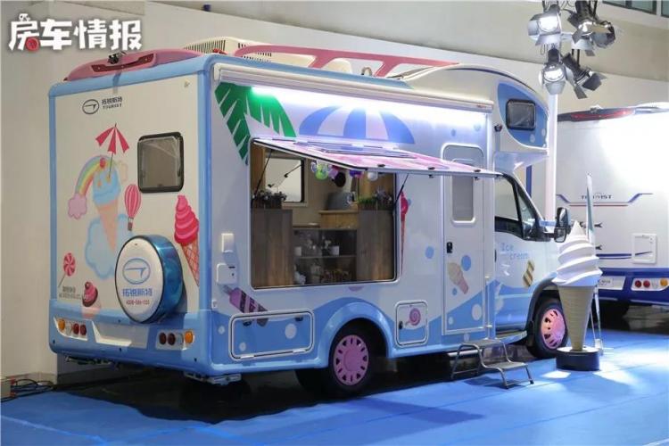 Sell ​​ice cream in an RV! Can also eat and sleep in the car can be customized, making money while traveling is not a dream