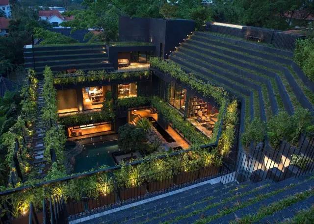 A high-quality house that can breathe: build terraced fields on the roof of your own home