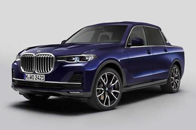 BMW X7 Pickup Truck Concept Officially Released with Unique Shape