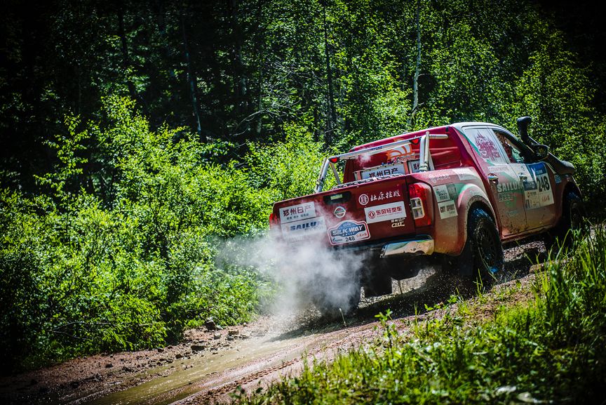 The 2019 Silk Road Rally Navarra team has a good start