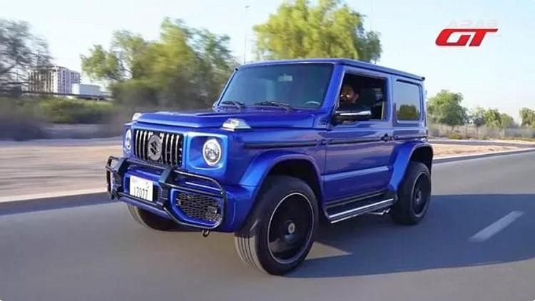 Looking at the big G from a distance, looking at the small J up close, a new round of Jimny G-class modification kits debut