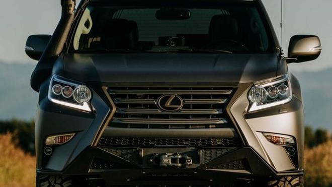 Lexus GX concept car exposed powerful off-road style