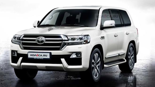 All-new Toyota Land Cruiser Rendering Exposure or Giving up on V8