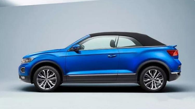 Interpretation of the Volkswagen T-Roc Convertible Version of the Personalized SUV