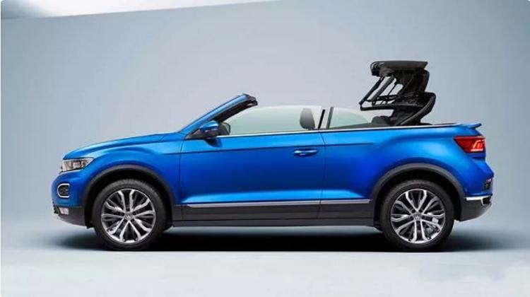 Interpretation of the Volkswagen T-Roc Convertible Version of the Personalized SUV