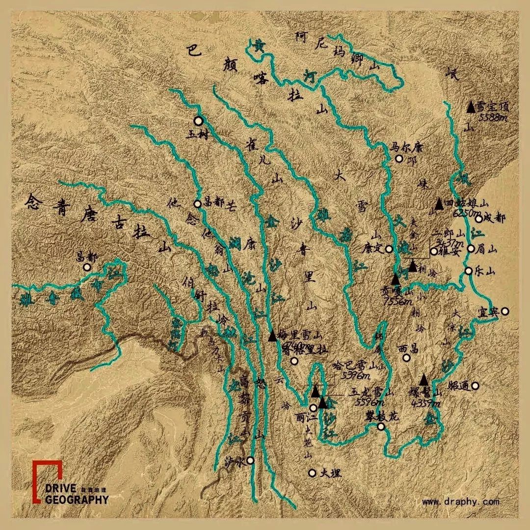 The Tibetan-Yi corridor, the 