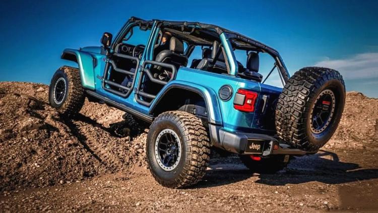 It's another year at SEMA with the Jeep Wrangler Mopar modified version unveiled