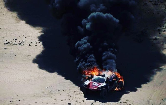 The first stage of the 2020 Dakar: The flames of war ignited, Alonso finished 11th in his debut