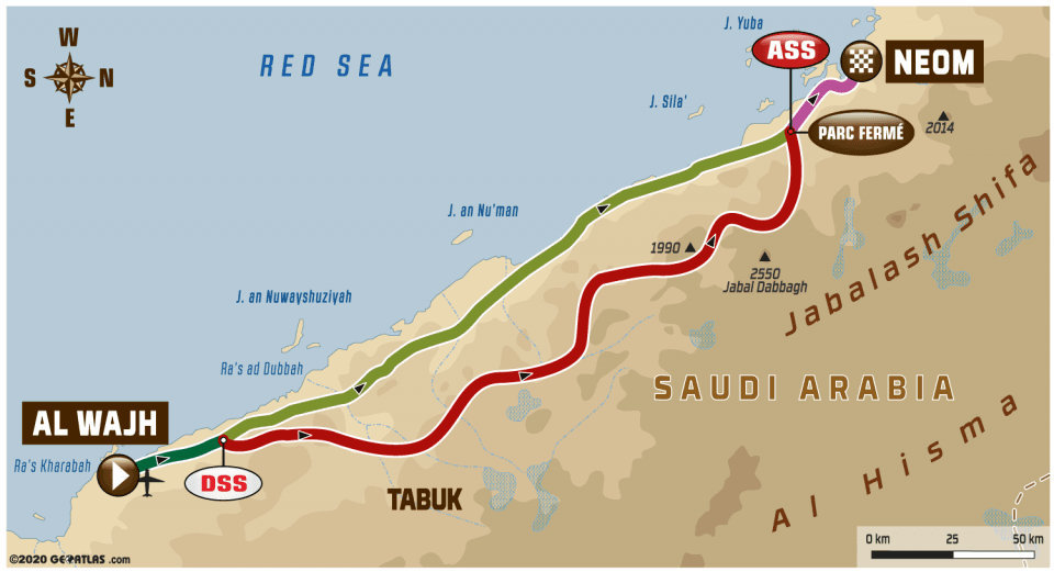 The first stage of the 2020 Dakar: The flames of war ignited, Alonso finished 11th in his debut