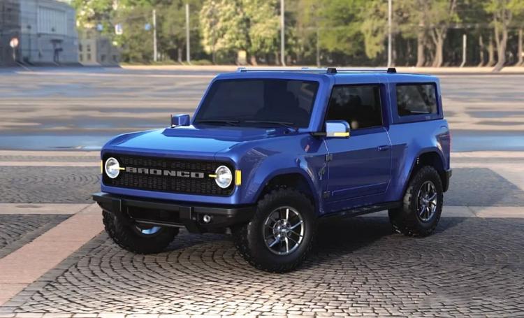 Target: New Wrangler Ford Bronco Renderings Debut