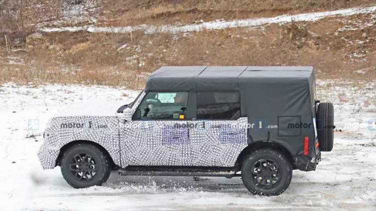 Ford Bronco Road Test Spy Shots Finally Appeared Ford Wrangler Is Coming