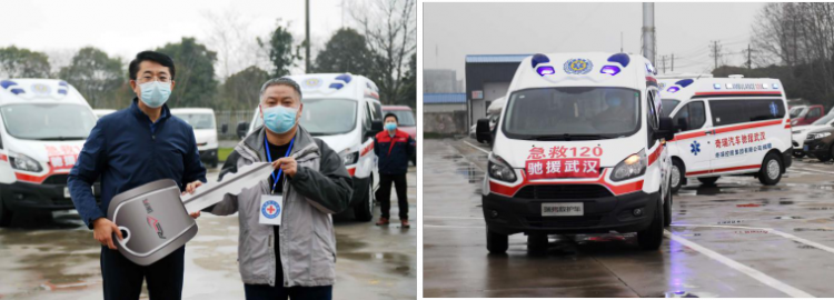 Adding support to the fight against the epidemic, Chery Group donated negative pressure ambulances to Wuhan and Wuhu