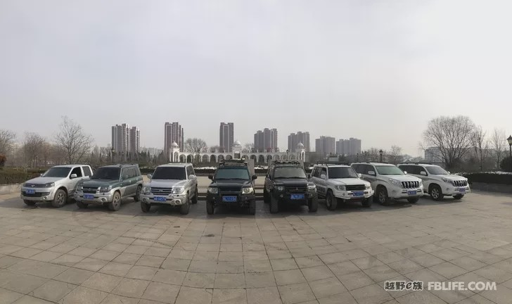 The Rizhao Feiteng Gang met at Wulian Mountain to see the snow scene