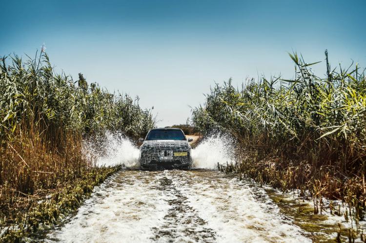 The BMW iNEXT, the future technology flagship of the BMW Group, conducts extreme environmental tests in South Africa