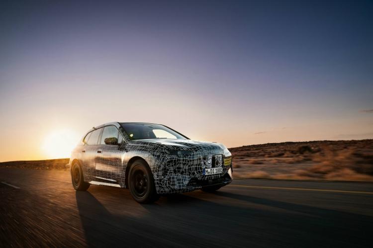 The BMW iNEXT, the future technology flagship of the BMW Group, conducts extreme environmental tests in South Africa