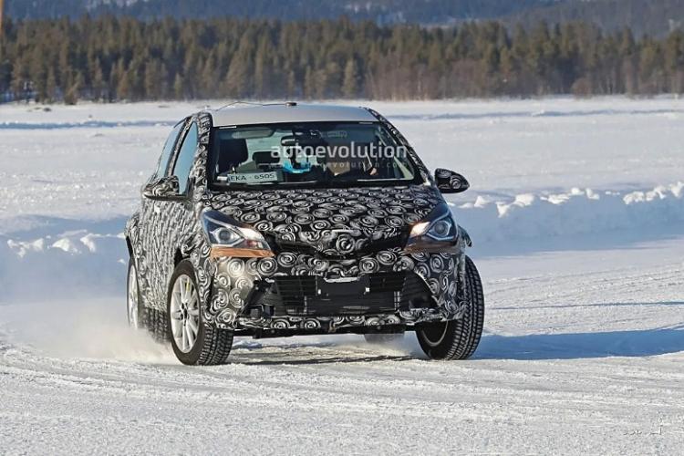 Tiny SUV? Toyota Yars SUV road test spy shots