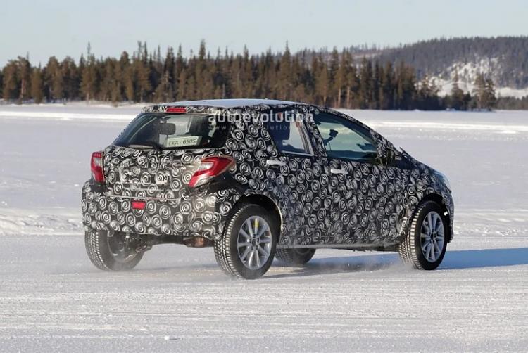 Tiny SUV? Toyota Yars SUV road test spy shots