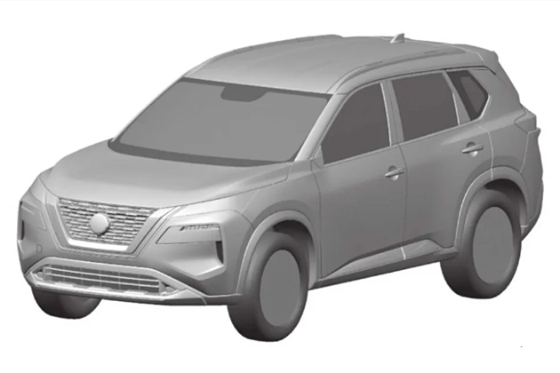 The change is actually not big, the new generation of Nissan X-Trail patent application map exposure