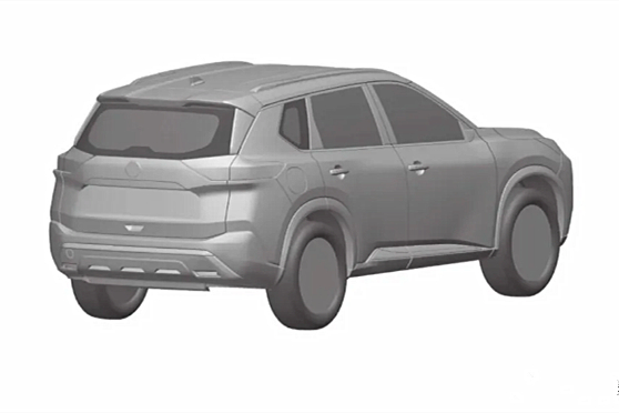 The change is actually not big, the new generation of Nissan X-Trail patent application map exposure