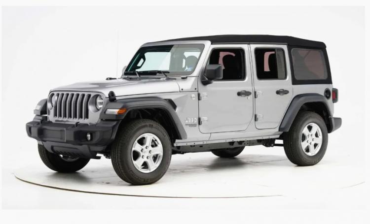 again? Next-generation Jeep Wrangler IIHS crashes and rolls over