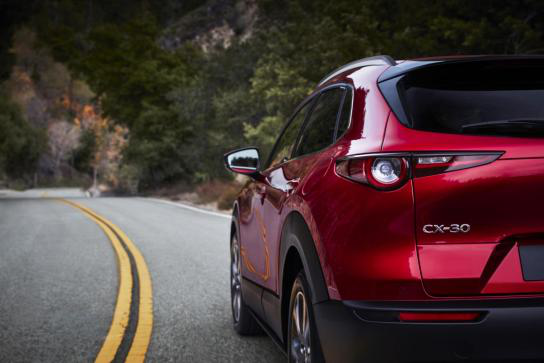 Curved surface of the dome: MAZDA CX-30's 