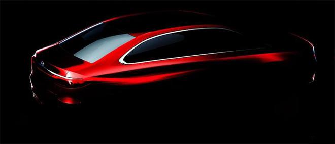 GAC Trumpchi's all-new GA6 teaser will be unveiled at the Shanghai Auto Show