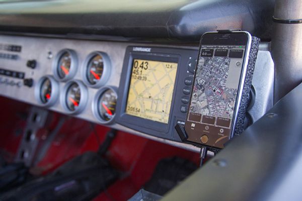 Old and strong 1968 Ford Bronco modified off-road racing car